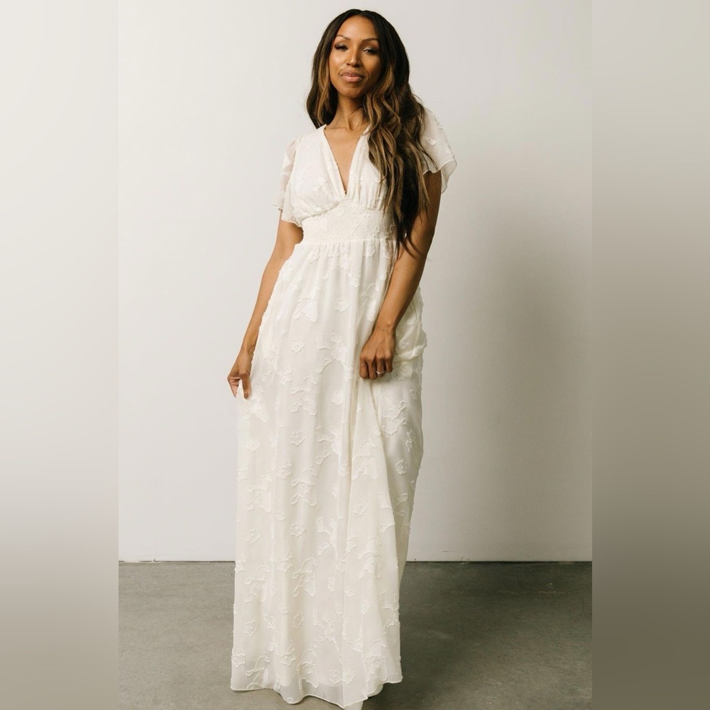 Baltic Born Evelyn Smocked Maxi Dress Size XS